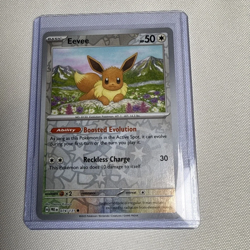 Eevee 074/131 Pokemon Day Cosmos Reverse Holo NM
